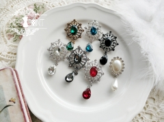Miss Point -Sunrise and Sunset- Vintage Classic Gothic Lolita Brooch