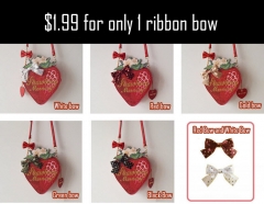 Morning Glory -Strawberry Morning- Ribbon Bow