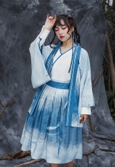 JunLing -Shadows in the Autumn- Qi Lolita Haori, Blouse and Skirt