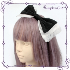 Pumpkin Cat -Sweet Toothache- Sweet Lolita Headbow