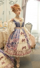 Miss Point -Elizabeth Meow- Vintage Classic Lolita OP Dress Version I