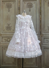 MUMU -Forever Love Song- Embroidered Lolita Outlayer Dress
