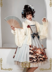 CEL Lolita -Kaiseki in Waves- Wa Lolita Haori (lace version)