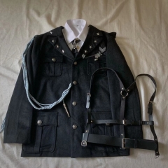 Your Highness -The Vow- 2020 Version Military Lolita Ouji Lolita Short Jacket (for male)