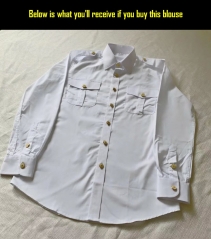 Your Highness -The Vow- 2020 Version Military Lolita Ouji Lolita Blouse (for both men and women)