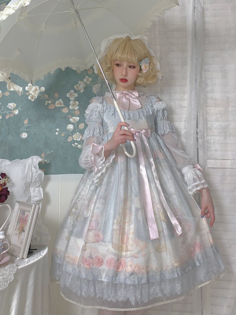 This Time -My First Love- 2020 Version Lolita OP Dress Versin II This Time -My First Love- 2020 Version Lolita OP Dress Versin II