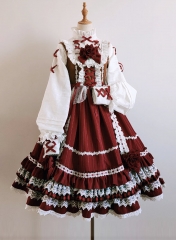 Puppet Night -Little Red Riding Hood- Lolita Cape, JSK and Blouse Set