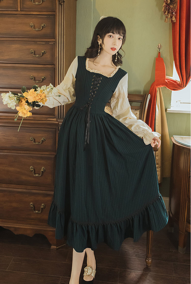 linen drop waist dress THE LINEN DROP WAIST SHIRT DRESS LARGE / NAVY STRIPE