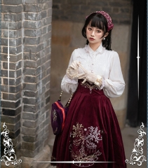 IchigoMikou -The Gold and Silver Tree- Lolita Blouse Simple Version