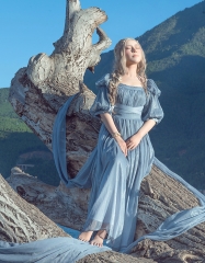 Lost Angel -Afuluoditei- Floor-Length Version Lolita OP Dress