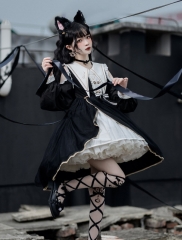 The Wizarded Cat Lolita OP Dress