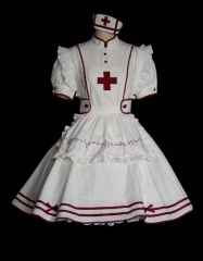ZangHu and ChaiChai -Cure Your Soul- Lolita OP Dress and Apron Set