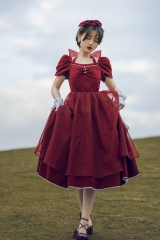 WithPuji -The Whispers of Rose- Vintage Classic Lolita OP Dress