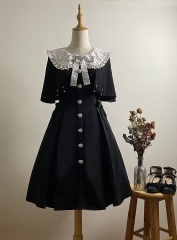 Whispers of Love Vintage Classic Lolita Jumper Dress and Cape Set