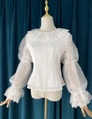 Little Dipper -Milk Foam- Lolita Blouse