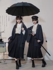 Back To Taisho Roman Wa Lolita Haori, Blouse and Wide-leg Trousers