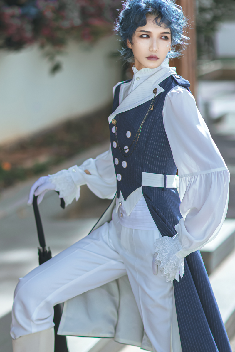Immortal Thorn -The Wind of Night- Striped Ouji Lolita Vest