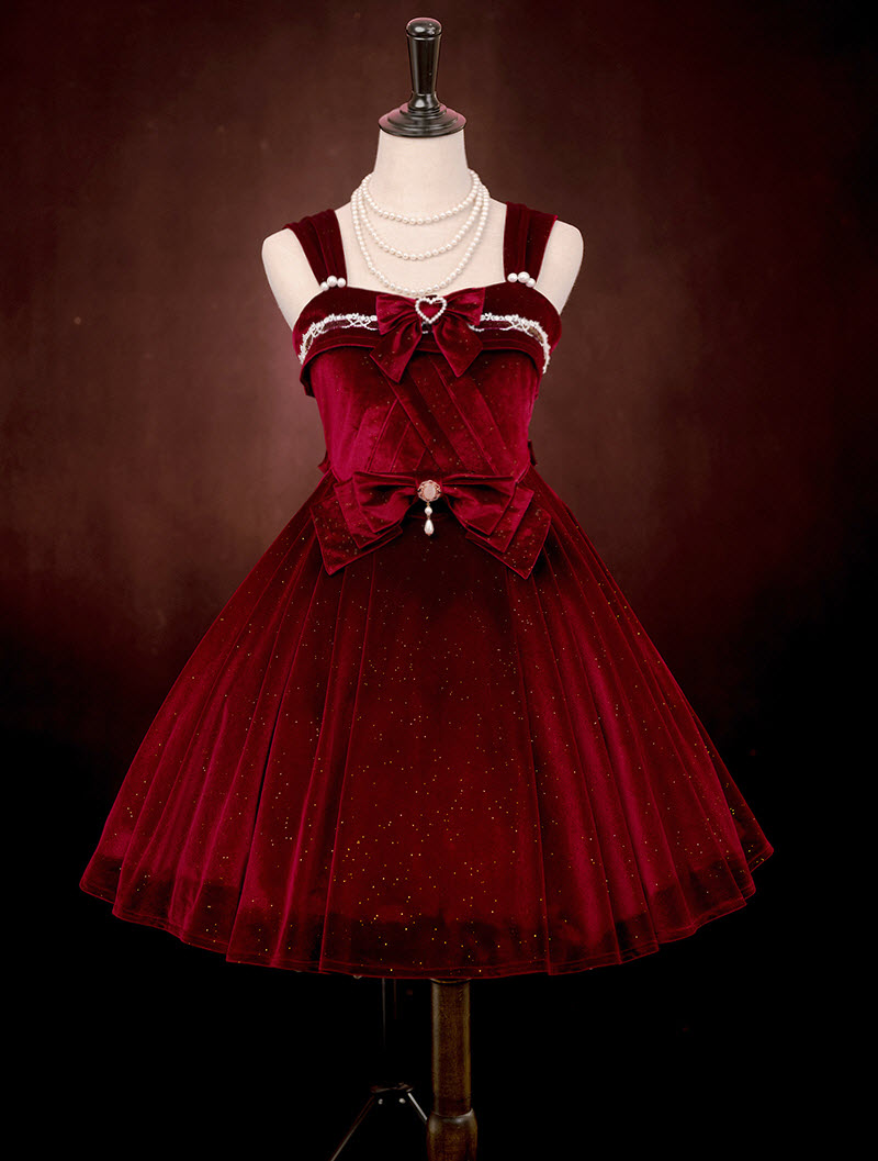 Wine Short Version (glittering fabric)