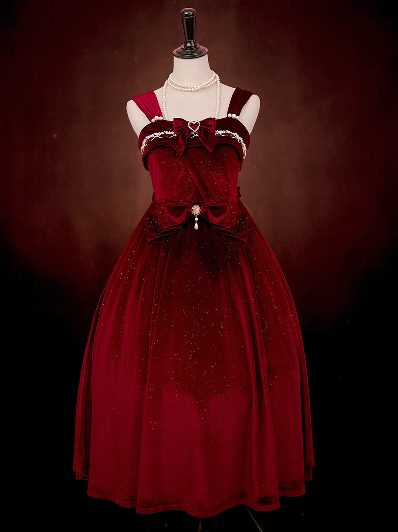 Wine Long Version (glittering fabric)