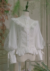 Engraved Rose Vintage Classic Lolita Blouse