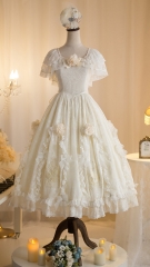 Yotsuba -The Lonely Garden- Short Sleeves Lolita OP Dress