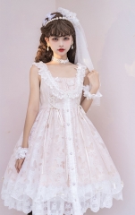 The Shadows of the Butterflies Lolita Jumper Dress Set