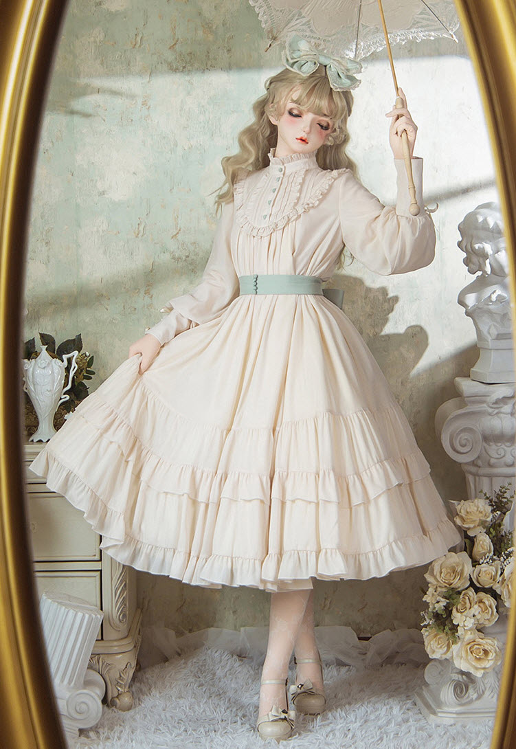 Little Dipper -Princess's Garden- High Collar Long Sleeves Lolita