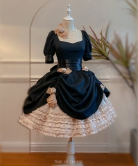 Time Temple -An Unforgettable Feast- Lolita OP Dress Set (Short Version)