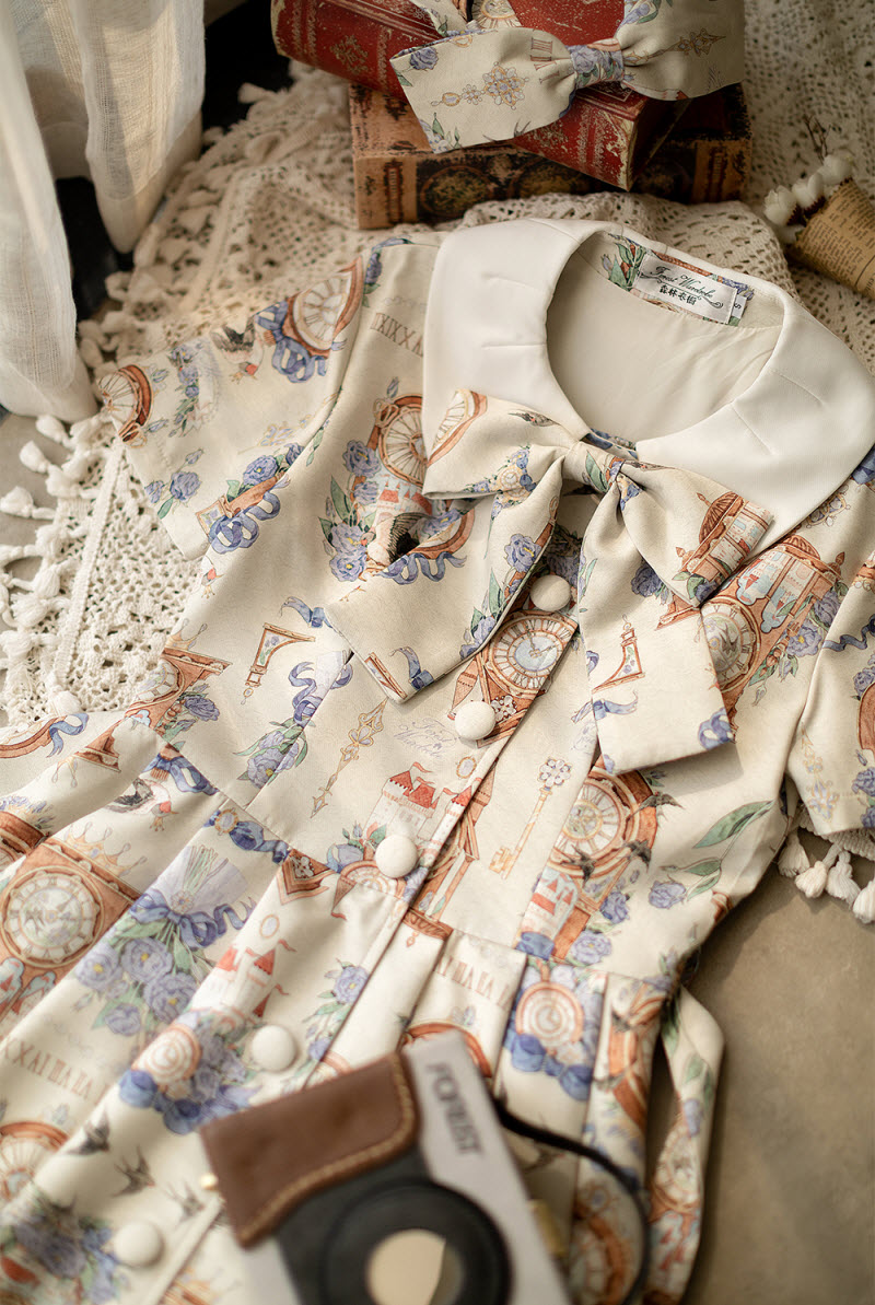 Forest Wardrobe -Echoes of Happiness- Lolita OP Dress and Matching