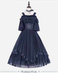 The Phase of the Moon Vintage Classic Lolita OP Dress