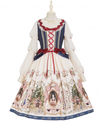 Summer Fairy -Bai Xueji- Long Sleeves Lolita OP Dress