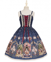 Summer Fairy -Bai Xueji- Lolita Jumper Dress and Matching Blouse