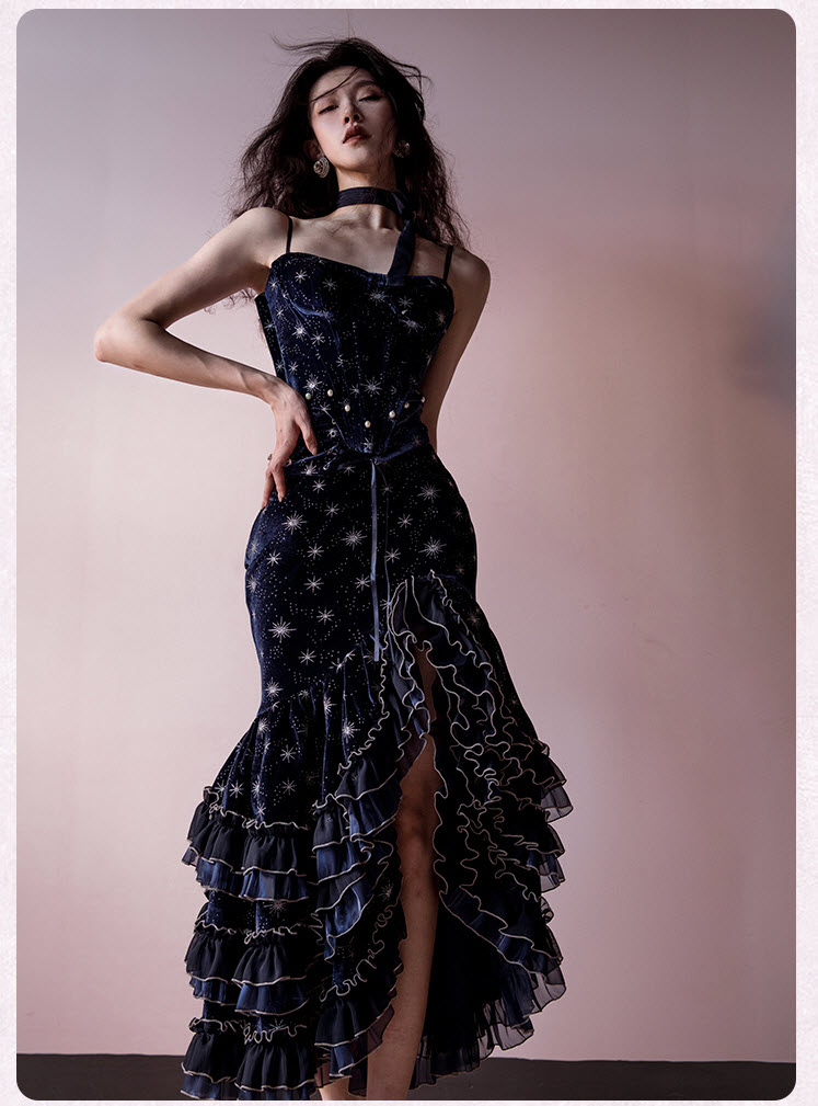ZJ Story -Stars of Atlantis- Vintage Classic Lolita Top Wear and