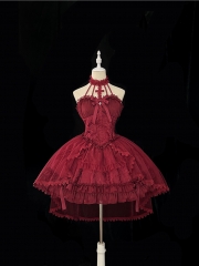 Alice Girl -New Version Gothic Hime- Goithic Lolita Jumper Dress