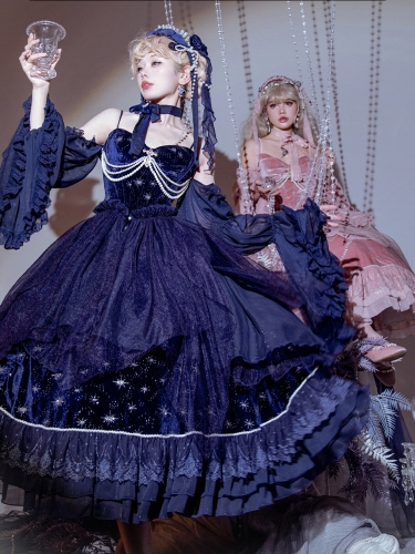ZJ Story -Stars of Atlantis- Vintage Classic Lolita Top Wear and