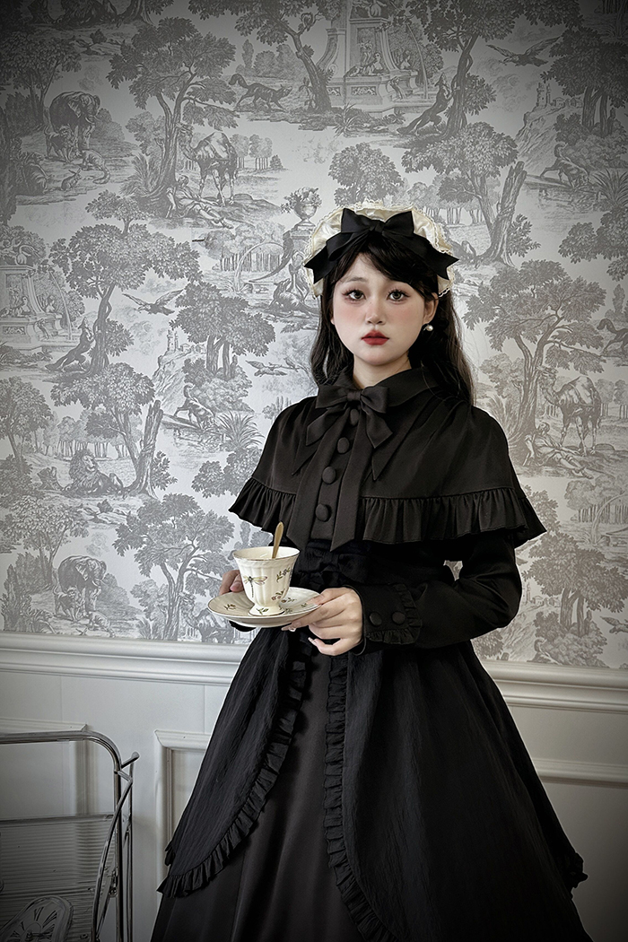 Alice Girl -Maid's Black Dress- Vintage Gothic Lolita Headband