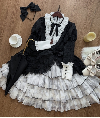 BulingMoon -Puppet's Solo- Vintage Classic Lolita OP Dress