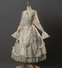 Fantastic Wind -Sunflower's Appointment- Vintage Classic Lolita Blouse and Skirt Set