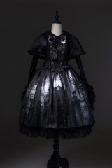 LilithHouse -Horrible House- Halloween Gothic Lolita OP Dress Set
