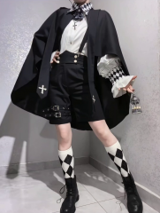 CastleToo -The Prince's Fantasy Paradise- Gothic Ouji Lolita Cape, Blouse, Shorts and Trousers