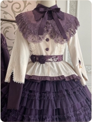 NyaNya -Embroidered Rose- Elegant Gothic Lolita Waist Belt and Brooch