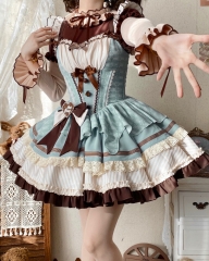 HawBerry -Melty Berry Chocolate- Sweet Lolita Jumper Dress and Matching Headbow