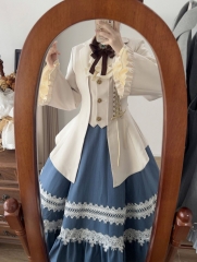 Pemberly Manor New Colors Vintage Classic Lolita Slim-fit Long Sleeves Vest Jacket