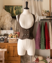 ForestWardrobe -The Woodland Basket 4.0- Vintage Classic Lolita Corset Vest
