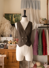 ForestWardrobe -The Woodland Basket 4.0- V-neck Vintage Classic Lolita Vest