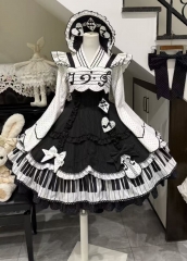Alice's Dreamrealm -Rhythmic Note- Vintage Classic Lolita JSK, Blouse and Apron