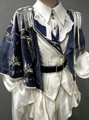 StarSeed -Zero- Ouji Military Lolita Vest, Blouse, Cape and Pants