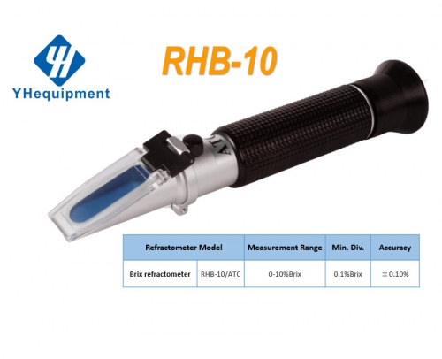 RHB-10 ATC Brix 0-10% optical refractometer