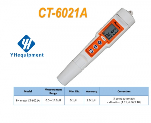 CT-6021A Pen type digital PH meter acidimeter