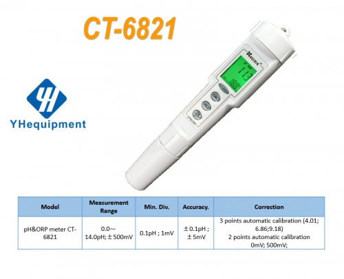 CT-6821 Pen type digital PH meter acidimeter